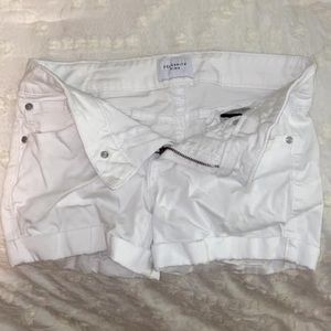 White Shorts